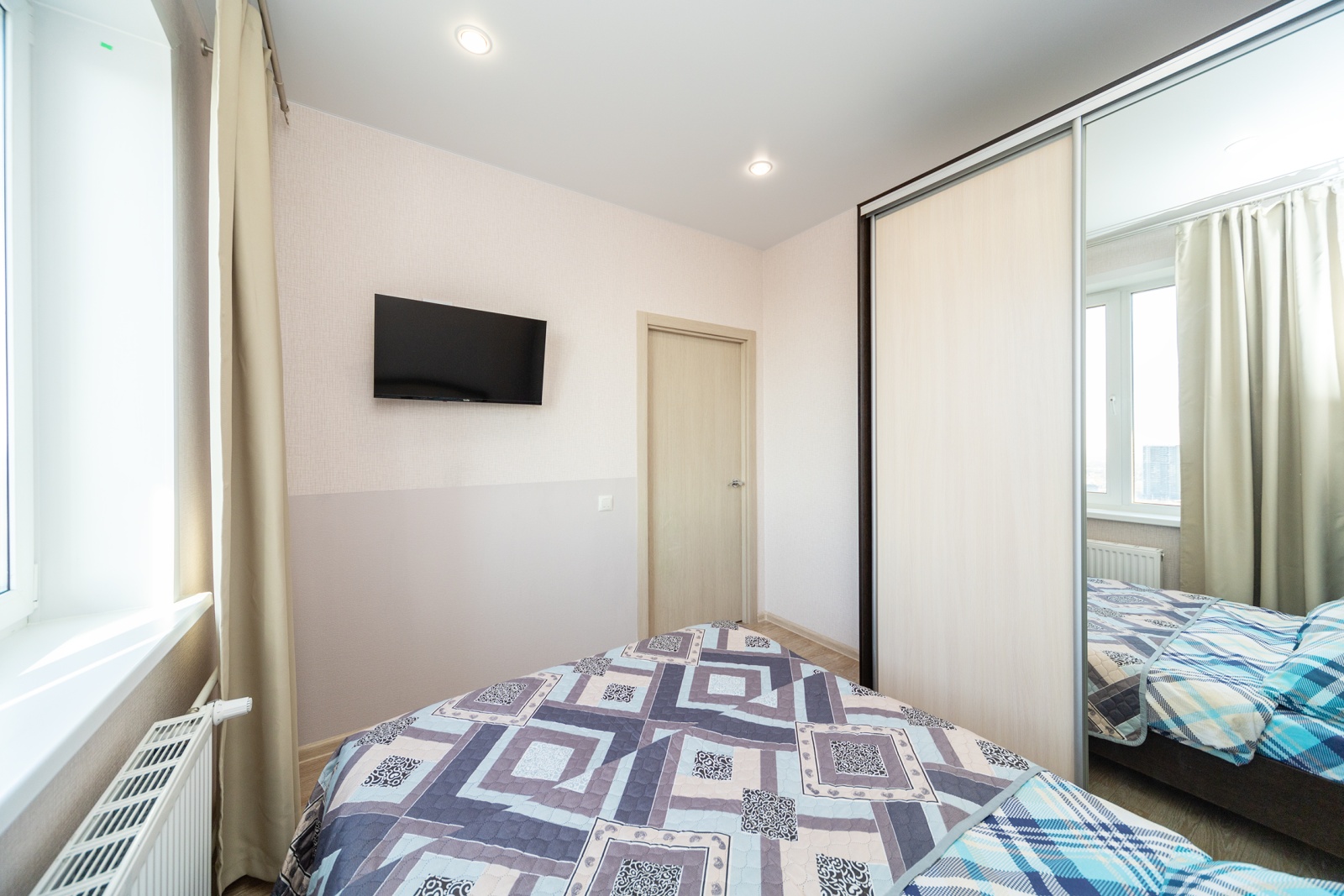 2-к квартира с просторной кухней-гостиной