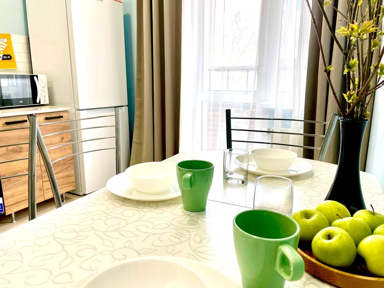 Современная квартира около центра города